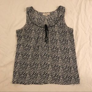 LOFT Black & Blue Tank Top